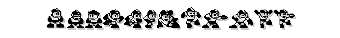 MegaMan2 .TheMang font